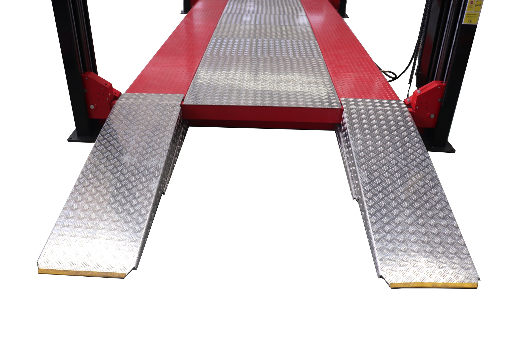 Model: Olympic 4P-4032XL / Three Level 3-Car Stacking Lift / 9,000 and 7,000 Lb. Capacity / Extended Length, Width & Height / 256″ L X 114″ W / 10-Year Warranty / SHIPS FREE