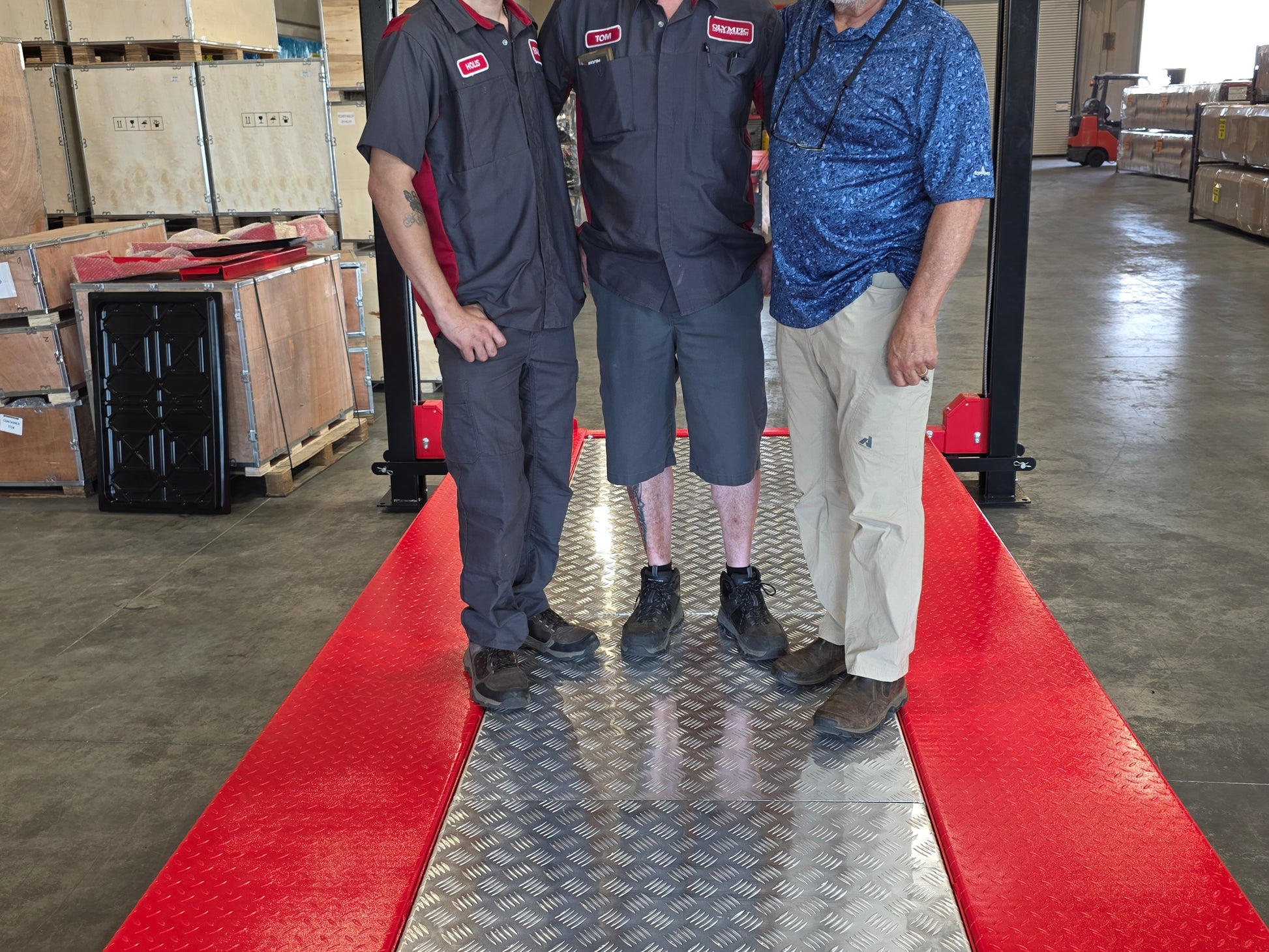 Aluminum Platform Panel Inserts For 4-Post Lifts / 1000 lb. load Capacity