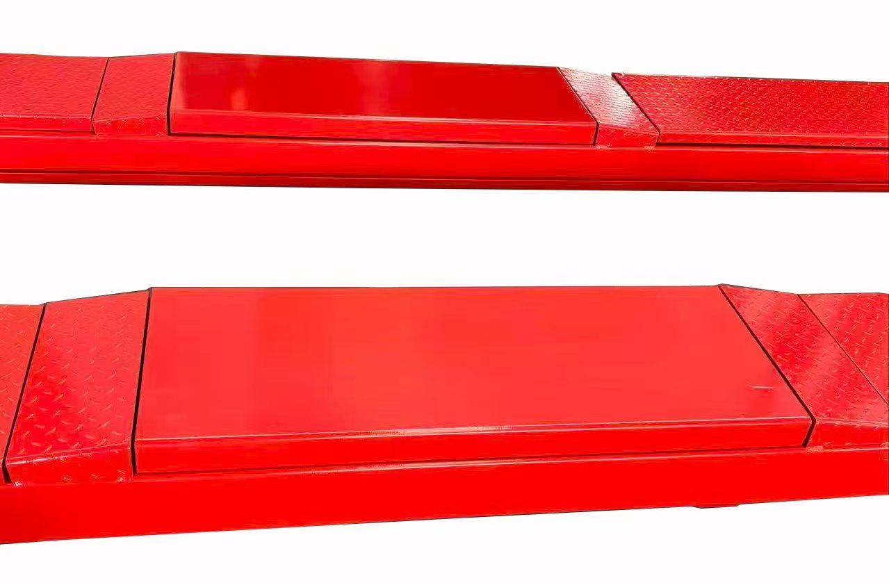 Model: Olympic 4PXL-10B / “The Dually” Portable lift with Built-in Scissor Jacks 10,000 lb. Maintenance & Storage Lift / Adjustable Width Runway / 84″ Storage Space / 125″ Between Posts / 229″ Platform Length / 10-Year Warranty / SHIPS FREE!