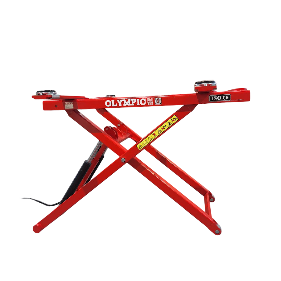 Model: Olympic MRSL-6 / Mid-Rise Scissor Lift / 6,000 LB Capacity Portable / 5-Year Warranty / SHIPS FREE!