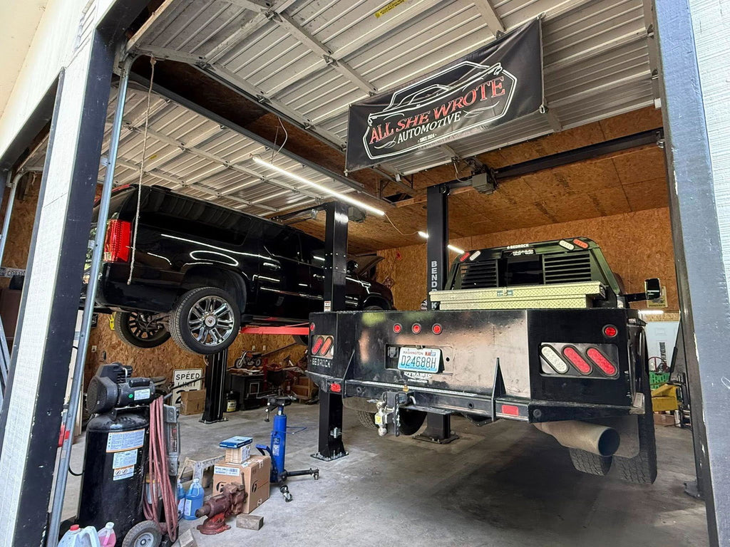 Olympic 2PCF-9 9,000 lb 2-Post Clear Floor Car Lift – Symmetric Arms, 2-Stage Adapters, 10-Year Warranty