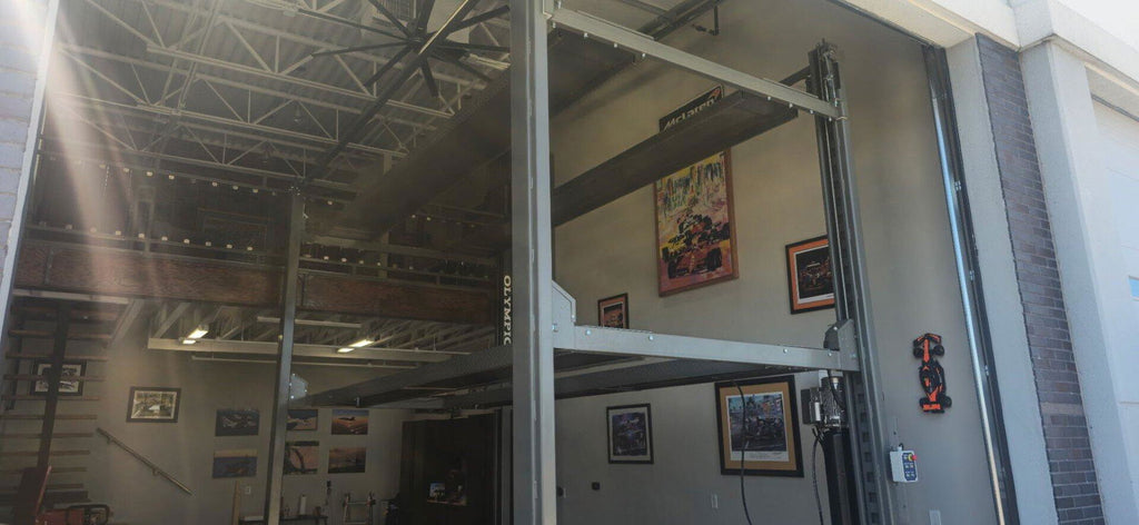 Olympic 4032-S Triple Stacker-S Three-Level 3-Car Storage Lift – 11,000 lb. Total Capacity