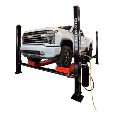 Model: Olympic 4PXL-10 / “The Dually” Portable 10,000 lb. Maintenance & Storage Lift / Adjustable Width Runway / 84″ Storage Space / 125″ Between Posts / 195″ Platform Length / 10-Year Warranty / SHIPS FREE!
