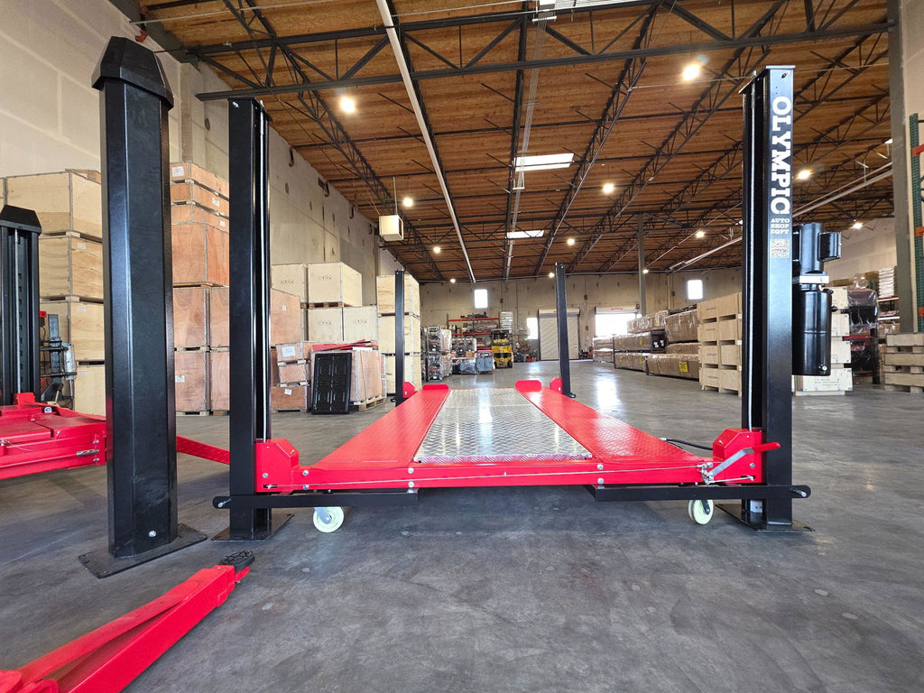 Olympic 4PML-9 9,000 lb Portable Car Storage & Maintenance Lift – 108″ W x 198″ L