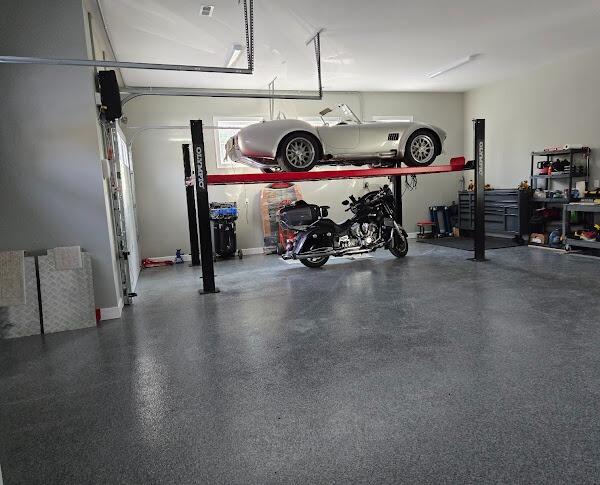 Olympic 4PML-9 9,000 lb Portable Car Storage & Maintenance Lift – 108″ W x 198″ L