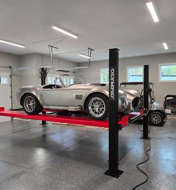 Olympic 4PML-9 9,000 lb Portable Car Storage & Maintenance Lift – 108″ W x 198″ L