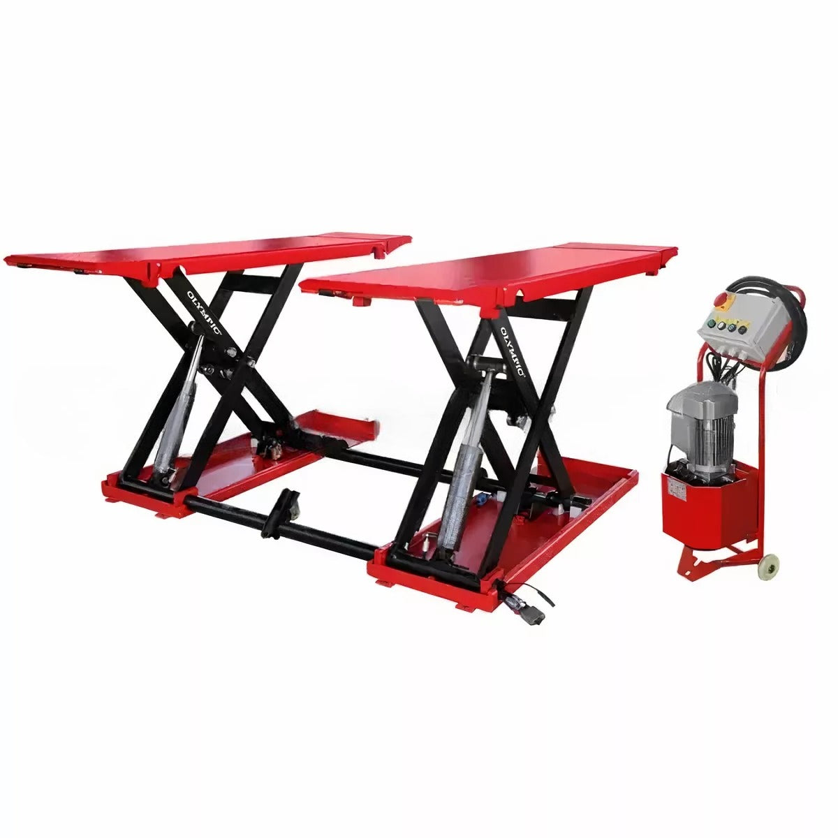 Model: MRSL-75 / 7,500 Gold Series Portable Mid-Rise Scissor Lift / Dual Cylinders / Pneumatic Lock Release / 7-Year Warranty