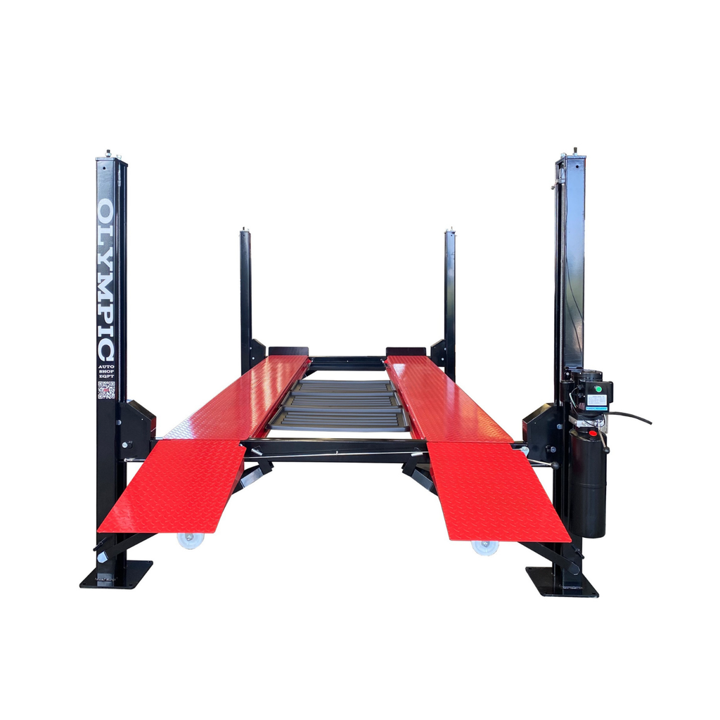 Olympic 4PML-9 9,000 lb Portable Car Storage & Maintenance Lift – 108″ W x 198″ L