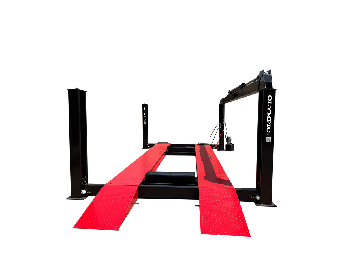Olympic Big-Rig 33,000 lb heavy-duty 4-post truck maintenance lift