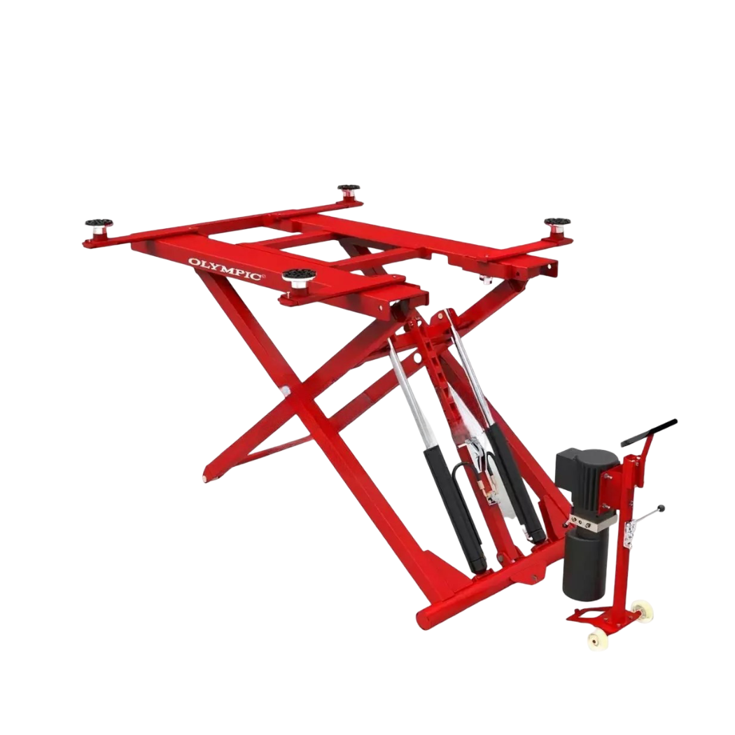 Model: MRSL-6 / Silver Series Mid-Rise Scissor Lift / 6,000 LB Capacity Portable / 5-Year Warranty