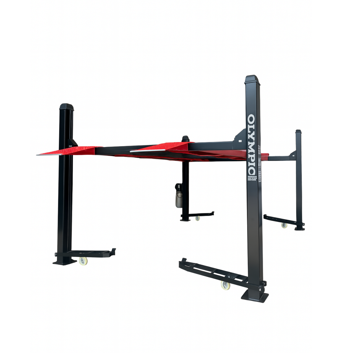 Model: Olympic HDMBL-9 / 9,000 lb. Portable Boat & Trailer Storage Lift / Extra Wide / Adjustable Width Runway / Sliding Hitch Wheel Rest / 137″ W X 199″ L / 10-Year Warranty / SHIPS FREE!