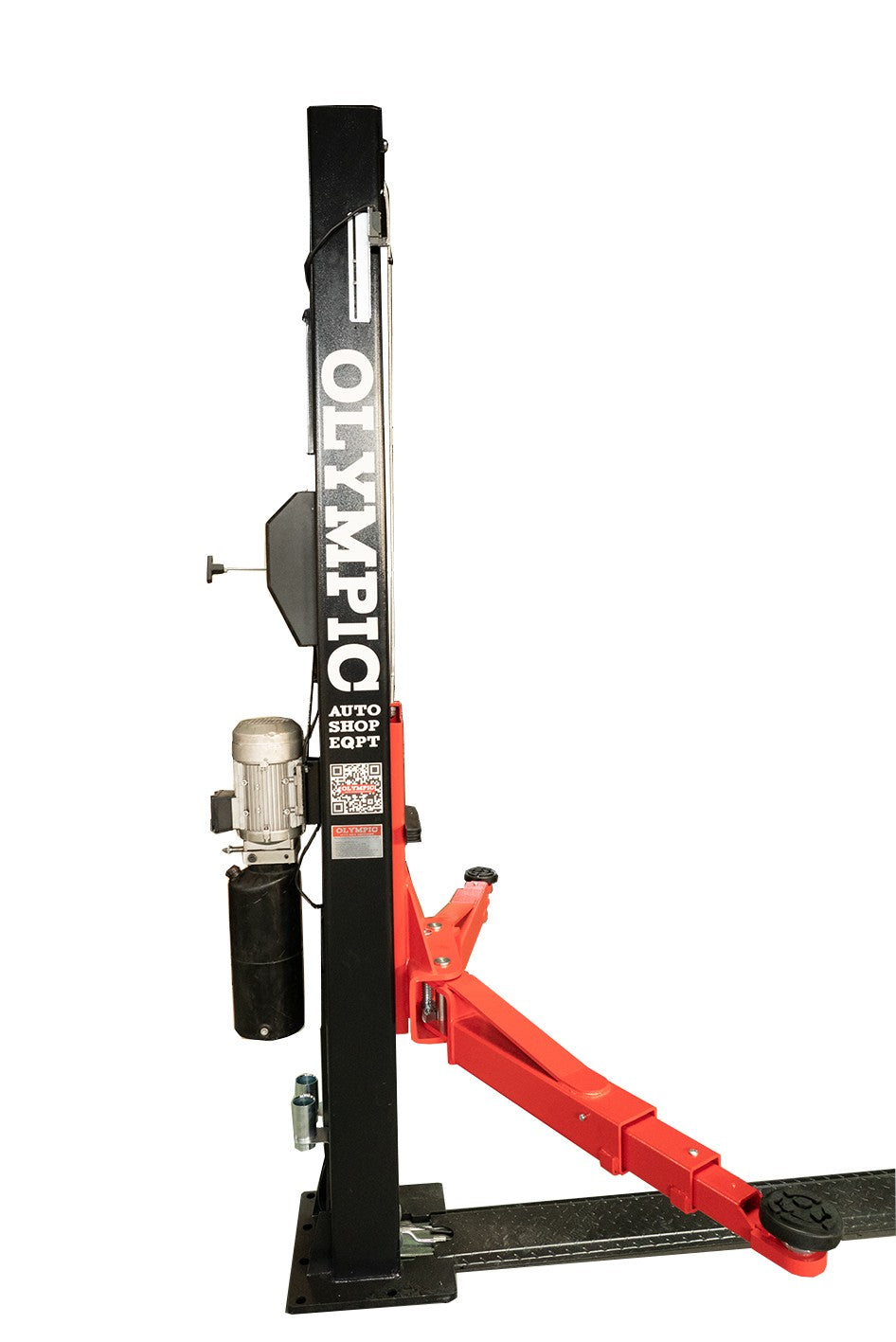 Olympic 2PBP-8 8,000 lb 2-Post Baseplate Car Lift with Symmetric Arms