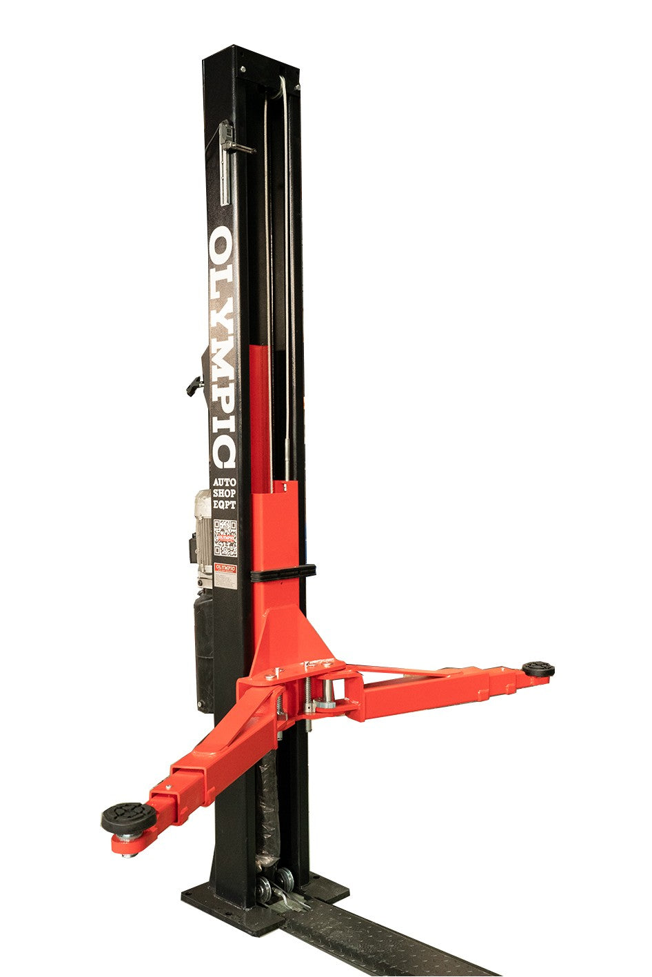 Olympic 2PBP-8 8,000 lb 2-Post Baseplate Car Lift with Symmetric Arms