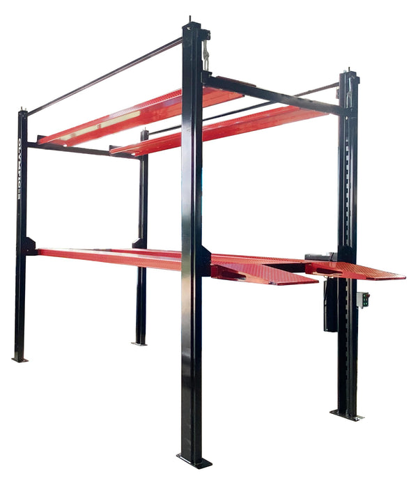 "The Triple Stacker- S" Three-Level 3-Car Storage Lift - Dual-Capacity 5,000 / 6,000 lb. Platforms | Standard Size | 10-Year Warranty | Free Shipping