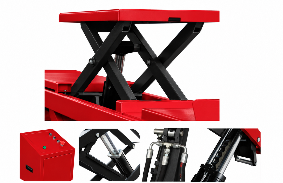 Olympic SCAL-9 Alignment Scissor Lift with Sub-Lift – 9,000 lb Capacity