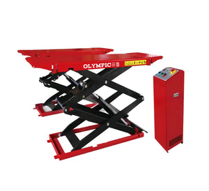 Model: Olympic FRSL-78 / Ultra-Thin Full-Rise Scissor Lift / 7,800 Lb. Capacity / 7-Year Warranty / SHIPS FREE!