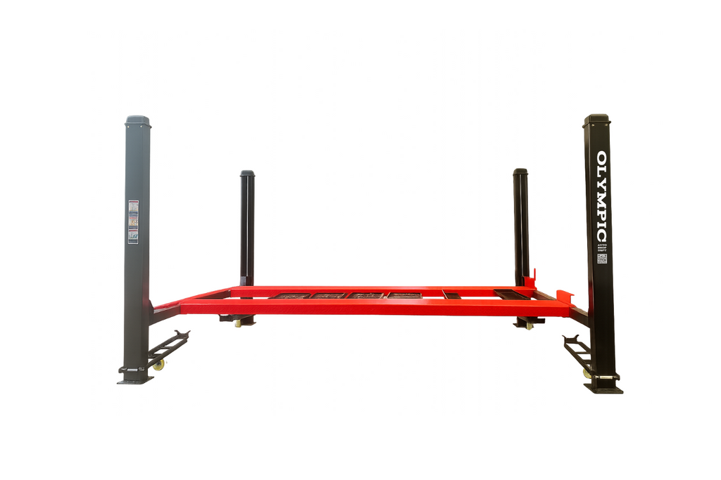 Model: HDMBL-10 "The Skipper" Gold Series Boat & Trailer Storage Lift / Portable / Extra Wide / Adjustable Width Runway / Sliding Hitch Wheel Rest / 10-Year Warranty / 84″ Storage Space / 125″ Between Posts / 195″ Platform Length