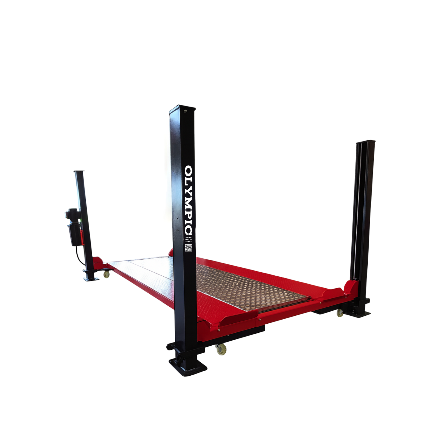 Model: Olympic 4PML-9 / 9,000 lb. Portable Maintenance & Storage Lift / 108″ W X 198″ L / 10-Year Warranty / SHIPS FREE!