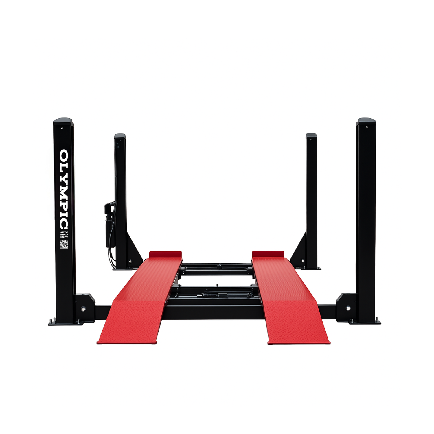 Model: Olympic 4PHDXL-12 / 12,000 lb. Car & Truck Storage & Maintenance Lift / 132″ W X 229″ L / 10-Year Warranty / SHIPS FREE!