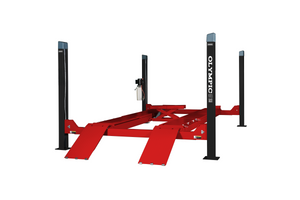 Model: Olympic 4PHDXLA-12 / Alignment Lift / 12,000-lb. Capacity Car & Truck Maintenance / Adjustable Runway / Turntables / Slip Plates / 138″ W X 246″ L 10-Year Warranty / SHIPS FREE!
