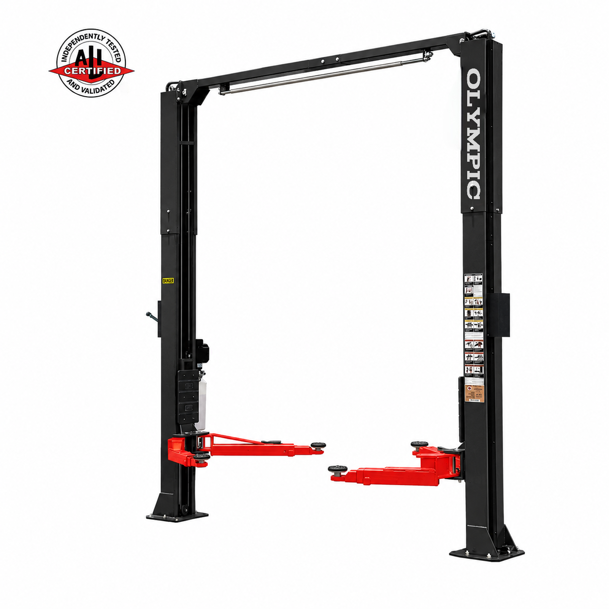2PAS-10 10,000 lb. ALI-Certified Super Asymmetric 2-Post Lift | Direct Drive | 10-Year Warranty | Free Shipping
