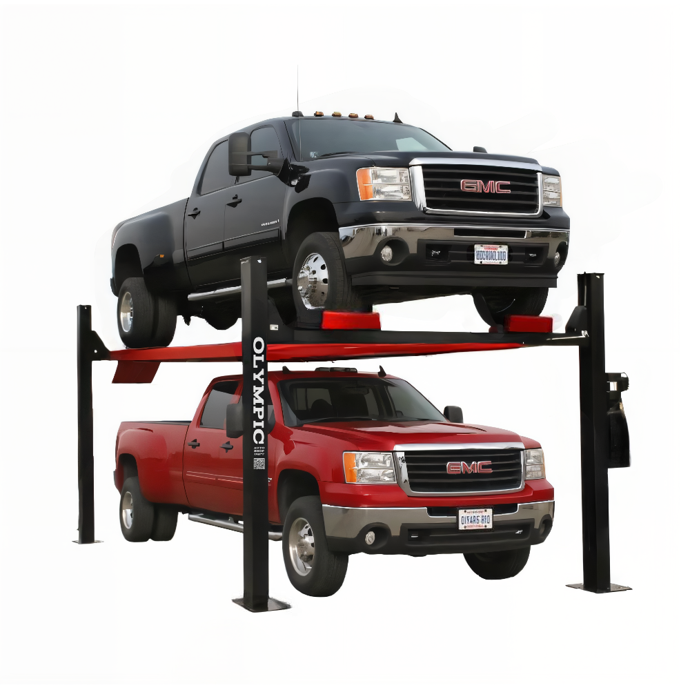 Model: 4PXL-10 / “The Dually” Gold Series “Portable” 10,000 lb. Maintenance & Storage Lift / 84″ Storage Space / 125″ Between Posts / 195″ Platform Length / 10-Year Warranty